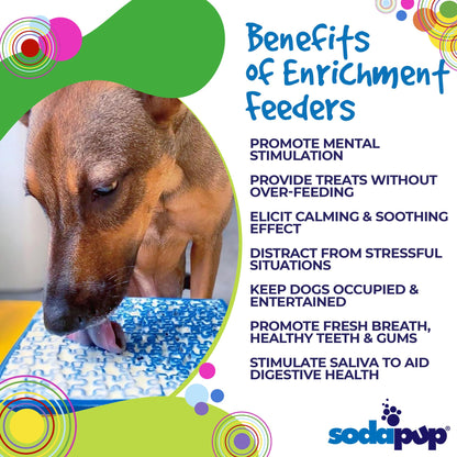 SodaPup Jigsaw eMat Pet Enrichment Lick Mat