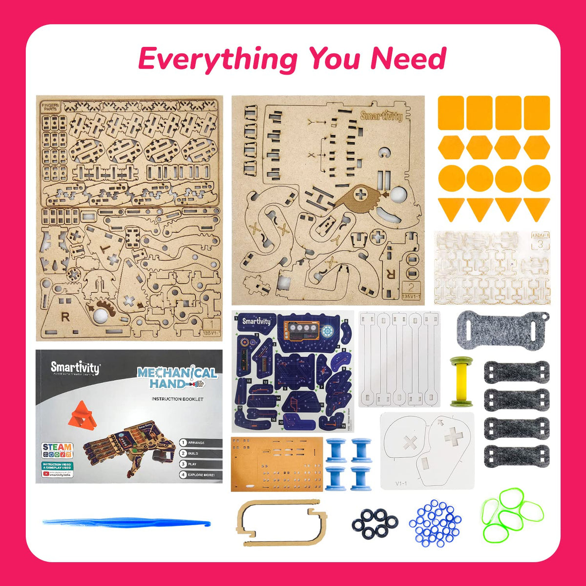 DIY Robotic Mechanical Hand: Fun STEM Learning for Kids 8-14