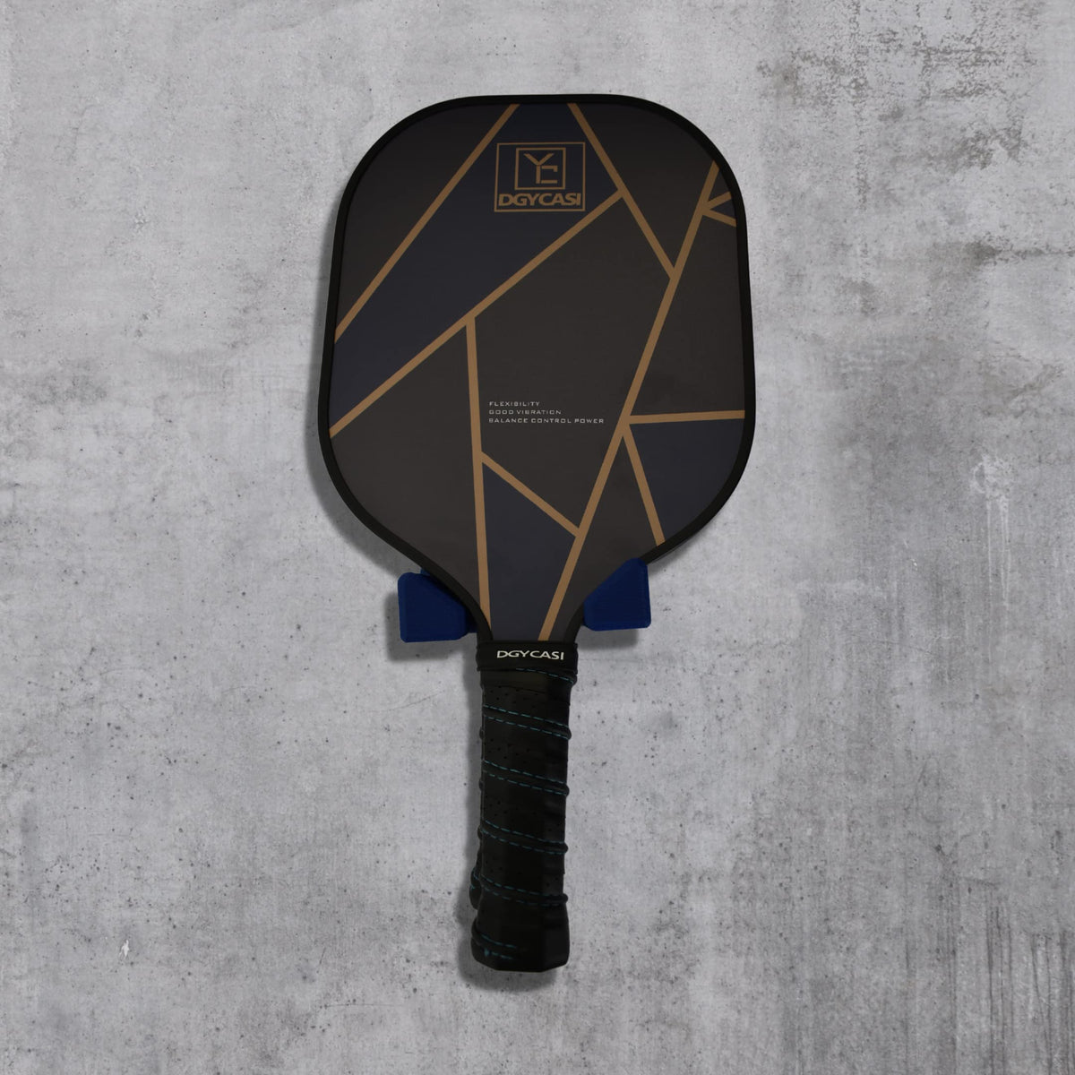 Pickleball Paddle Wall Mount — Holds Two