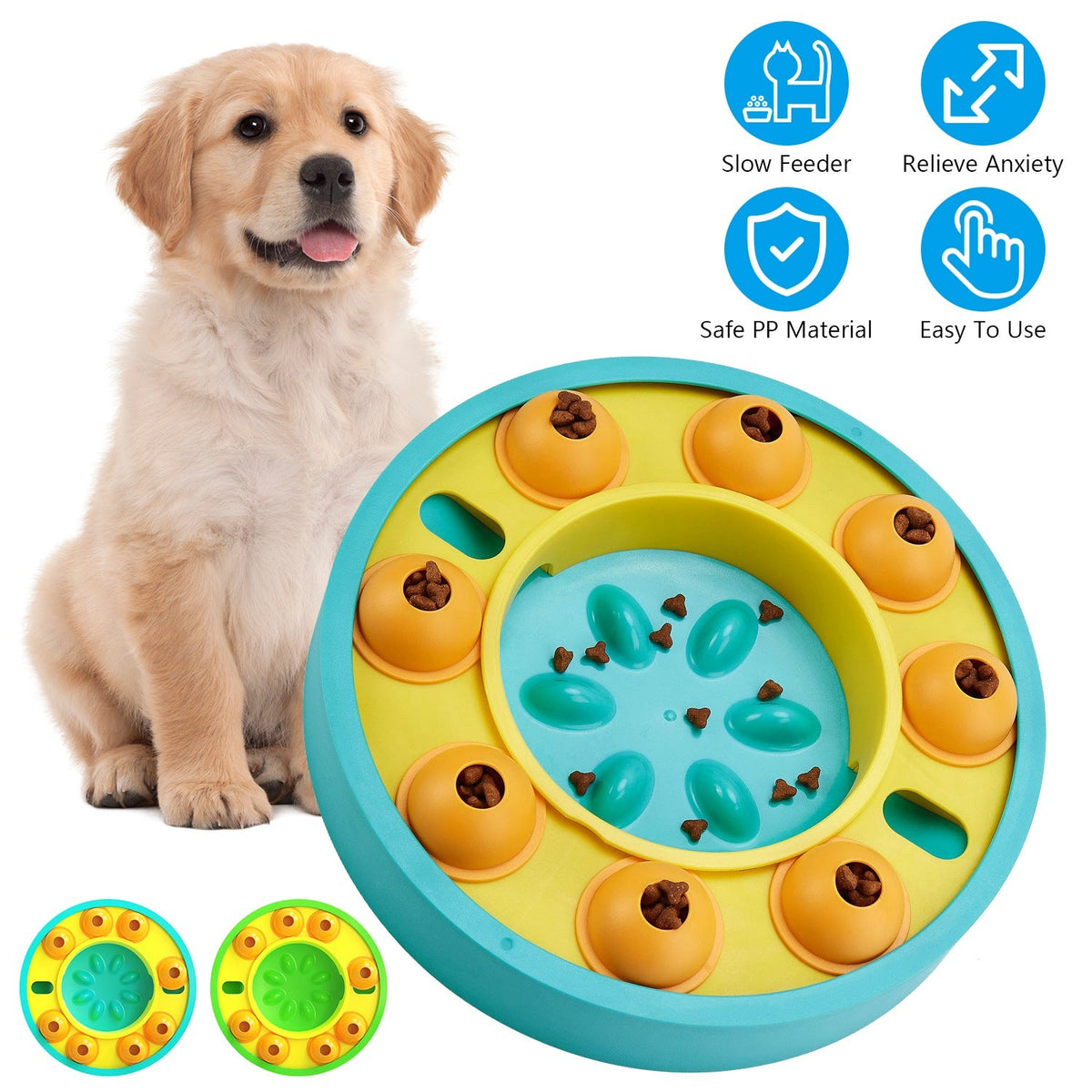 Interactive Dog Puzzle Treat Dispenser