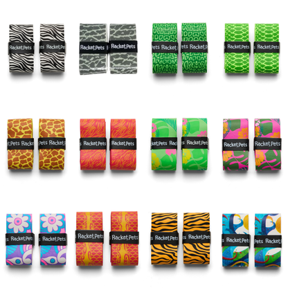 Tennis Grip & Dampener Kit — Red Dragon