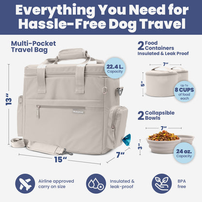 Rubyloo Original Doggy Bag® Dog Travel Bag