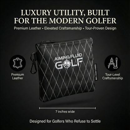 Leather Golf Utility Pouch – Premium Leather