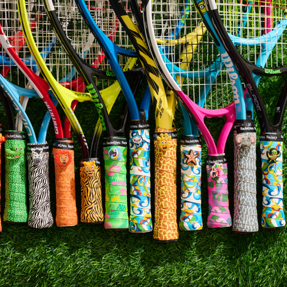 Tennis Grip & Dampener Kit — Blue Shark
