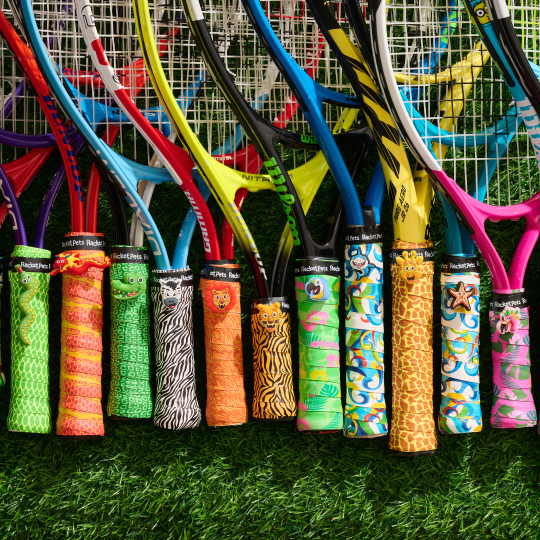 Tennis Grip & Dampener Kit — Red Dragon