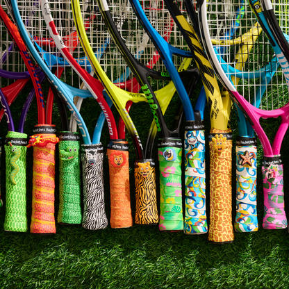 Tennis Grip & Dampener Kit — Red Dragon