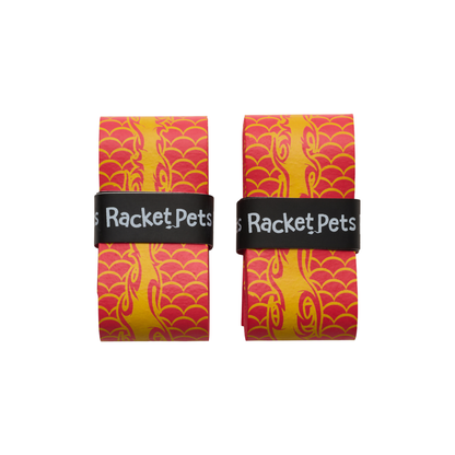 Tennis Grip & Dampener Kit — Red Dragon
