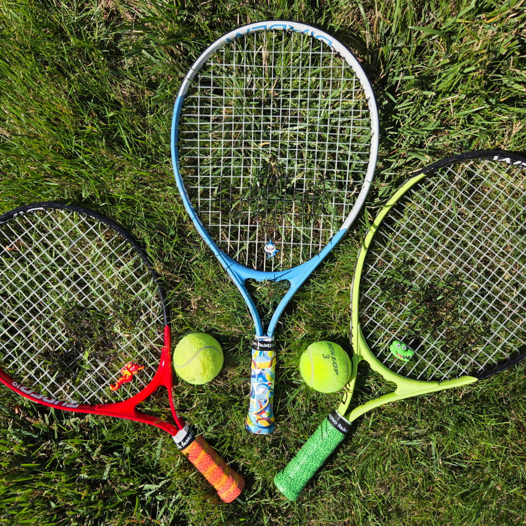 Tennis Grip & Dampener Kit — Blue Shark