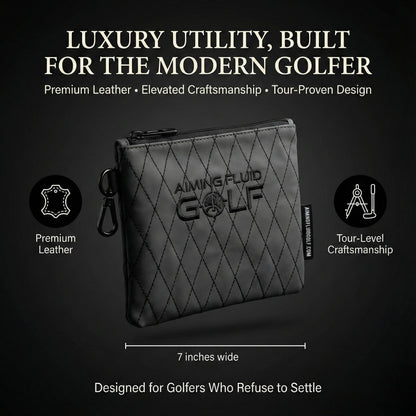 Leather Golf Utility Pouch – Premium Leather