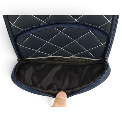 Navy & White Quilted Golf Shoe Bag