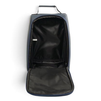 Navy & White Quilted Golf Shoe Bag