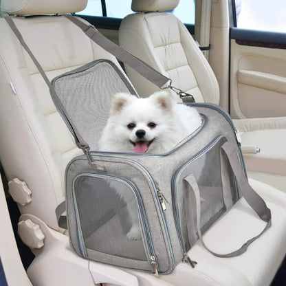 Soft Side Pet Carrier Backpack | Airline Approved Travel Bag for Small Dogs and Cats