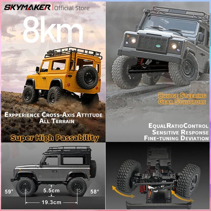 1:12 RC Car MN99s MN98 4WD Rock Crawler Remote Control Truck Toy