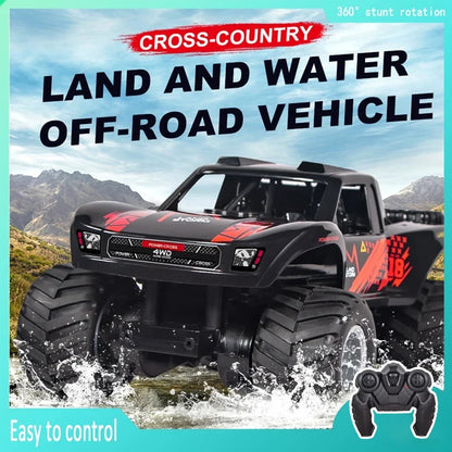 JJRC Q156 4WD Amphibious RC Stunt Car – Waterproof Flip Racing Car for Land & Water