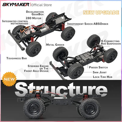1:12 RC Car MN99s MN98 4WD Rock Crawler Remote Control Truck Toy