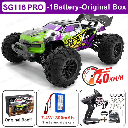SG116MAX 80KM/H High Speed RC Car Brushless 4WD Off-Road Drift Remote Control Car 1:16 Professional Racing Cars SG116PRO 40KM/H