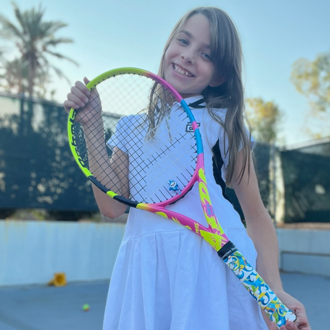 Tennis Grip & Dampener Kit — Blue Shark