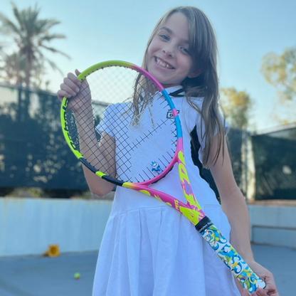 Tennis Grip & Dampener Kit — Blue Shark