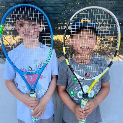 Tennis Grip & Dampener Kit — Blue Shark