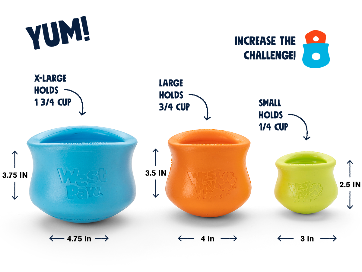 West Paw Toppl Interactive Treat Toy