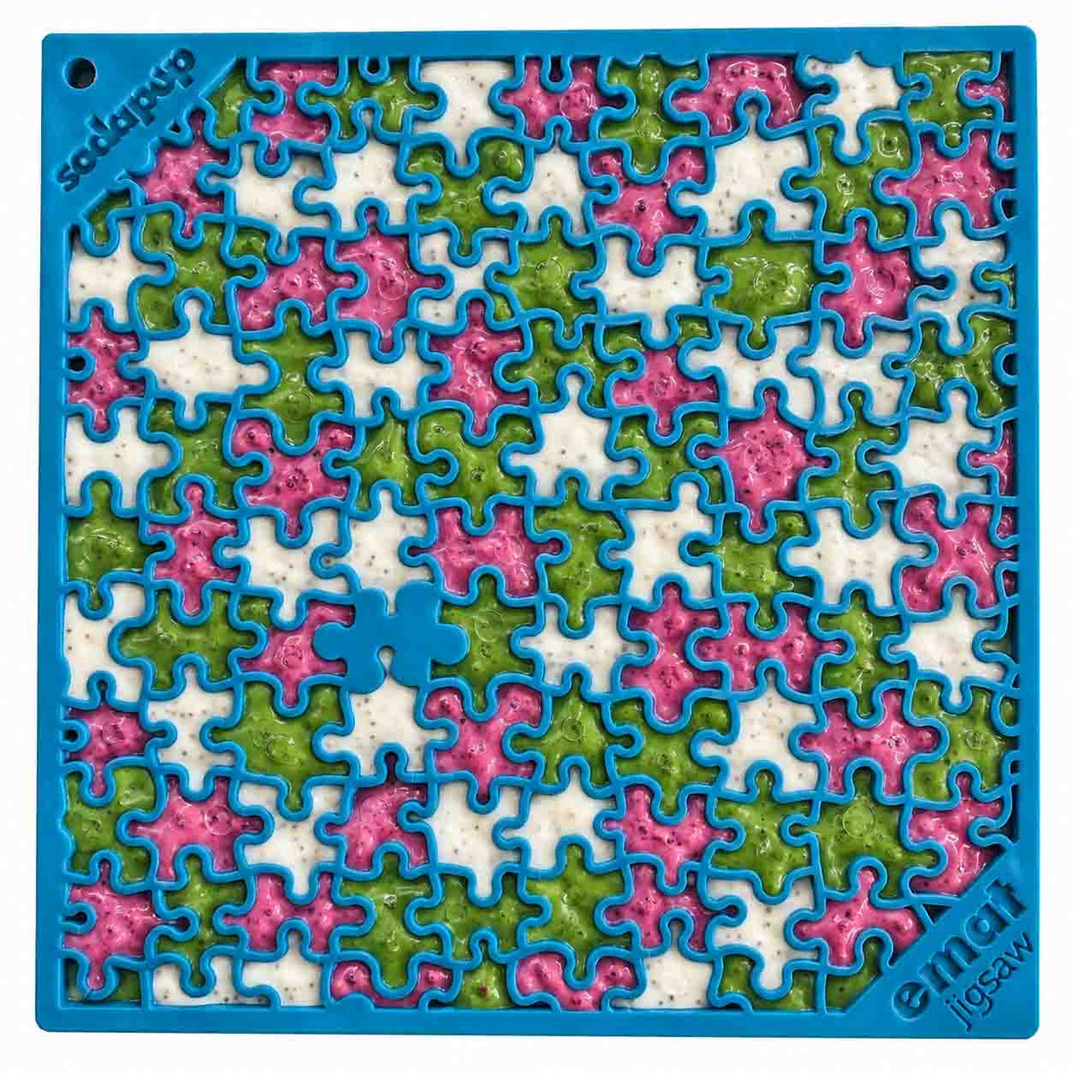 SodaPup Jigsaw eMat Pet Enrichment Lick Mat