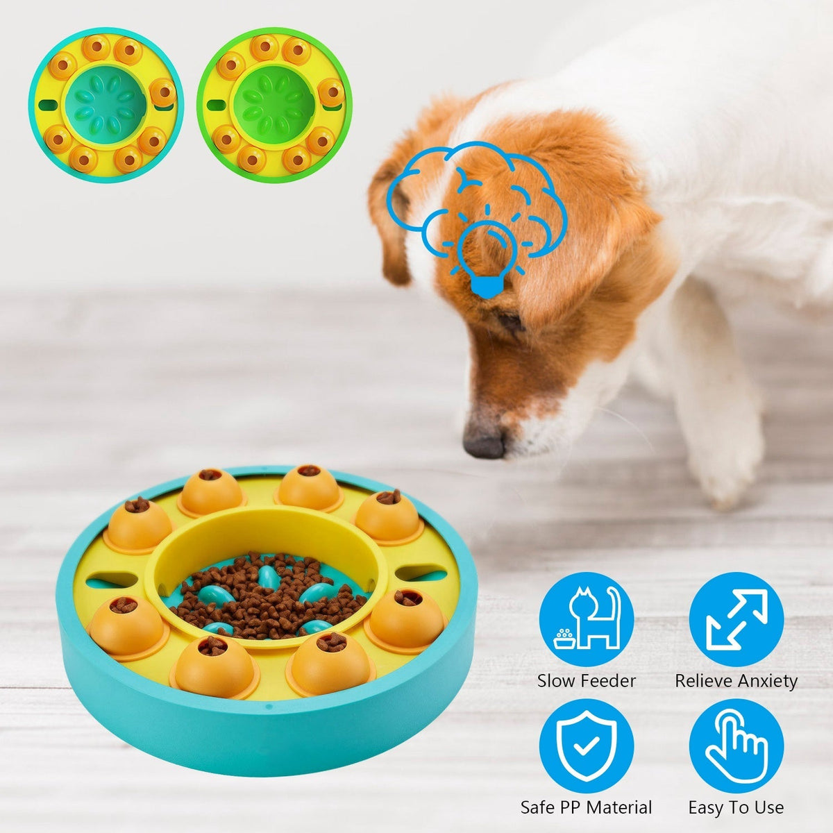 Interactive Dog Puzzle Treat Dispenser