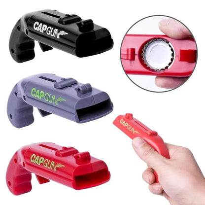 Creative Party Bottle Can Opener Durable Cap Launcher Bar Tool Drink Opening Kitchen Gadget Great Gift Funny Launcher Bottle Opener For Creative Game Party Bar Plastic Bottle Launcher
