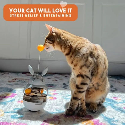 Interactive Cat Feeding Tower