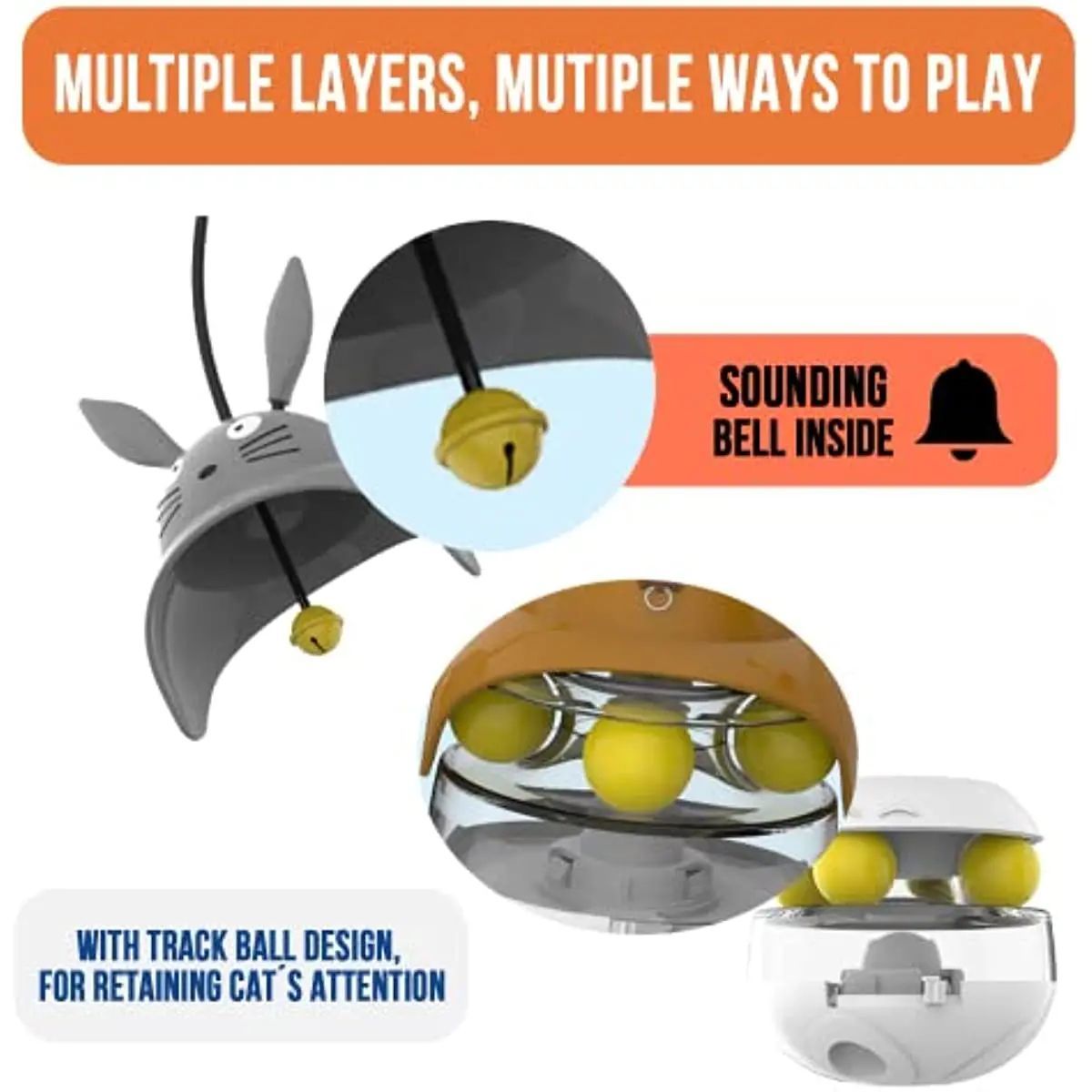 Interactive Cat Feeding Tower