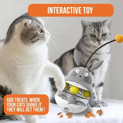 Interactive Cat Feeding Tower